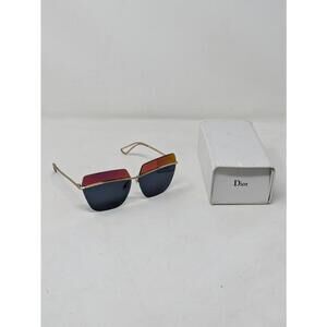 Christian Dior Metallic Sunglasses 000XZ 6310 140 Blue/Red Flash